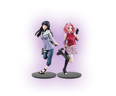 Hinata Hyuga &<br> Sakura Haruno Figures
